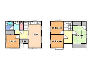 高野一般住宅の物件間取画像